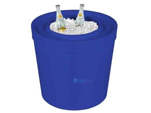 Ledge Lounger Signature Collection Ice Basin Side Table without Lid | Dark Blue | LL-SG-IB-DB