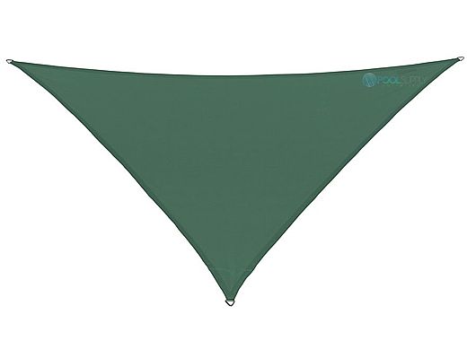 Coolaroo Coolhaven Triangle Shade Sail | 18-Foot Heritage Green | 473877