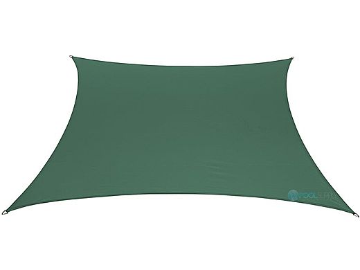 Coolaroo Coolhaven Square Shade Sail | 12x12 Foot Heritage Green | 473815