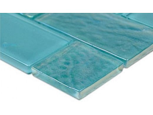 Artistry In Mosaics Twilight Series Glass Tile | Turquoise Mixed | GT8M4896T4