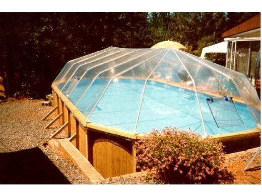 Fabrico Sun Dome All Vinyl Pool Dome for Doughboy & CaliMar® Above Ground Pools | 16' x 32' Oval | SD201632 211210