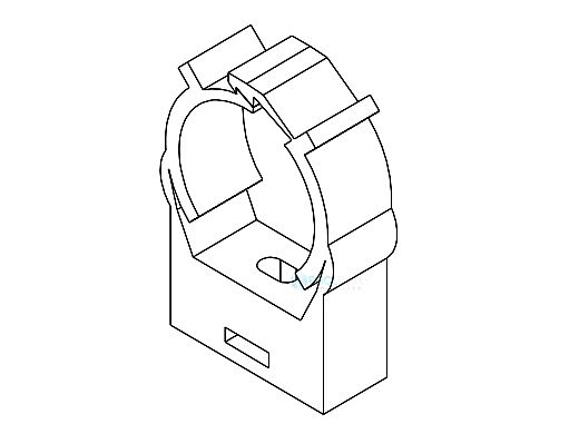 SR Smith Plastic Pipe Clamp for 1" SCH 40 | 05-767