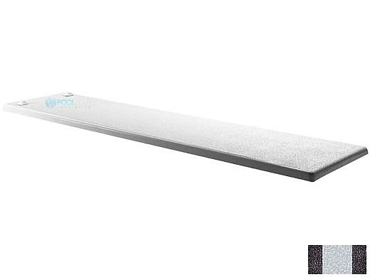 Inter-Fab Duro-Beam aquaBoard™ 2-Hole Diving Board 10' Black with Gray Top Tread | DB10-2