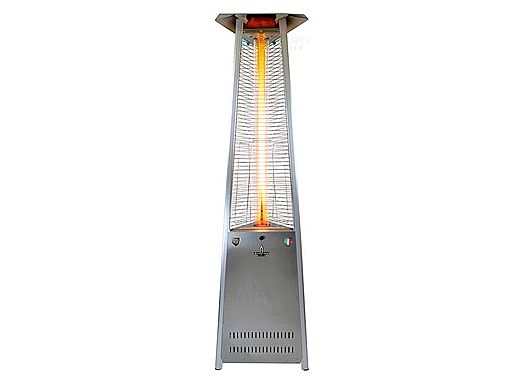 Lava Heat Italia© Lava Lite A-Line Commercial Patio Heater | Triangular 8-Foot | Stainless Steel Natural Gas | AL8MGS LHI-133