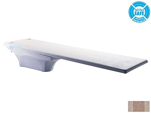 Inter-Fab La Mesa Base with Duro-Beam aquaBoard Board Complete | 6' Tan with Tan Top Tread and Tan Base | DB6TAN-LAM6