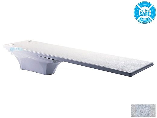 Inter-Fab La Mesa Base with Duro-Beam aquaBoard Board Complete | 6' Gray with Gray Top Tread and Gray Base | DB6GRY-LAM6