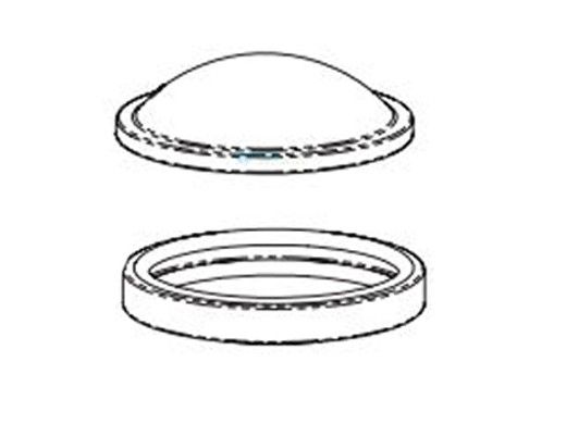 Pentair Intellibrite 5G LED Light Spa Light Lens and Gasket Aseembly | 640046