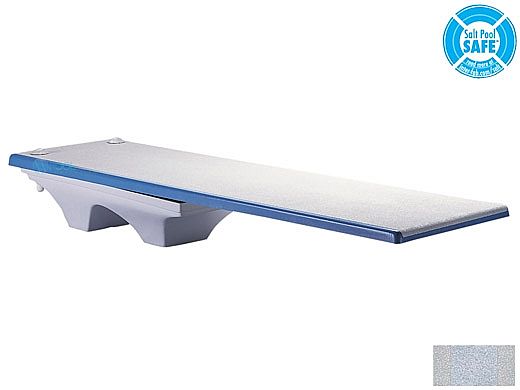 Inter-Fab Los Arcos Base with Duro-Beam aquaBoard Board Complete | 8' Gray with Gray Top Tread and Gray Base | DB8GRY-LOS8