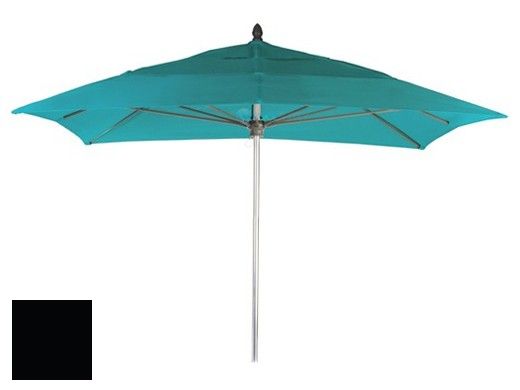 Ledge Lounger Select Umbrella | 11' Octagon 2" Black Pole | Premium 1 Fabric Colors | LL-U-S-110PP-K-P1
