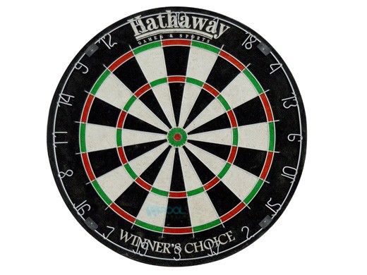 Hathaway Winners Choice 18-Inch Sisal Fiber Bristle Dartboard | NG1043D BG1043D