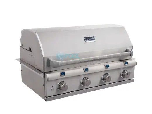 SABER Elite 4-Burner Stainless Steel Built-In Natural Gas Grill | R67SB1017