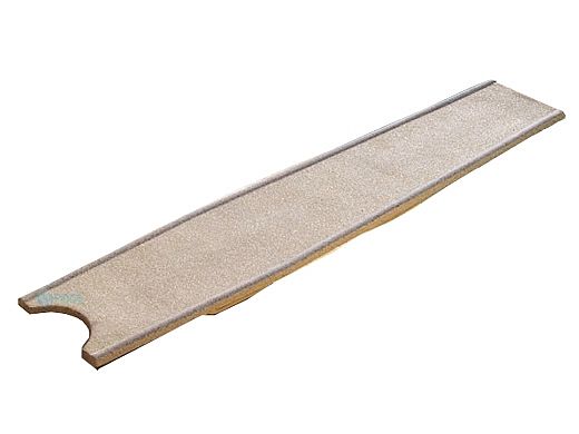 Inter-Fab 7' Diving Board with Sand Tread Surface and Board to Base Stainless Steel Mounting Hardware | Safari Sunrise | T7 DB-59