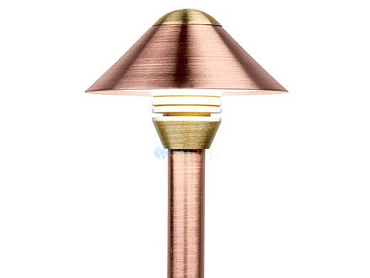 FX Luminaire SC 1 LED Path Light | Nickel Plate | 12" Riser | SCLED20W12RNP KIT