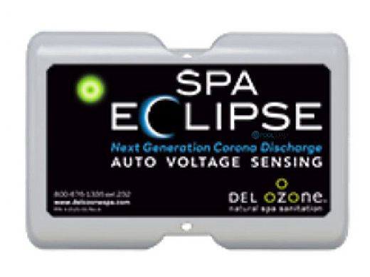 DEL OZONE Spa Eclipse Corona Discharge Ozone Generator | 1,000 Gallons | 100V/250V | Aqua Mini JJ Cord | ECS-1RPSD-U