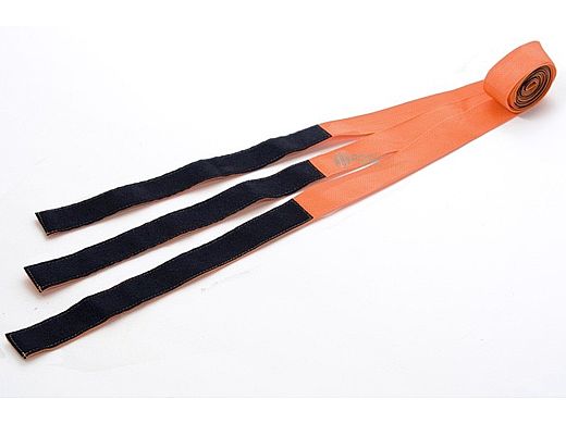 KEMP USA Hook And Loop Touch Fastener Spineboard Straps | Orange | Set of 3 | 10-305-ORG