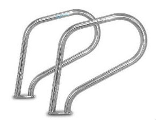 Inter-Fab Gibralter Grab Rails Complete | Pair | Powder Coated Black | G4G049C-2