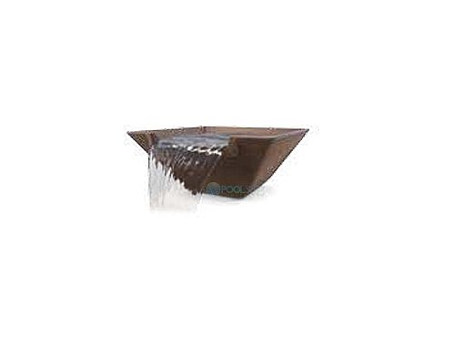 Pentair MagicBowl Water Effects Fountain Bowl without Light Niche | Square Bronze | 580049