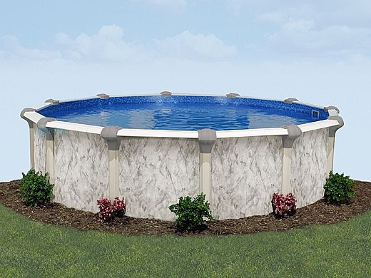 Sierra Nevada 12' x 20' Oval Above Ground Pool | Basic Package 52" Wall | 163314