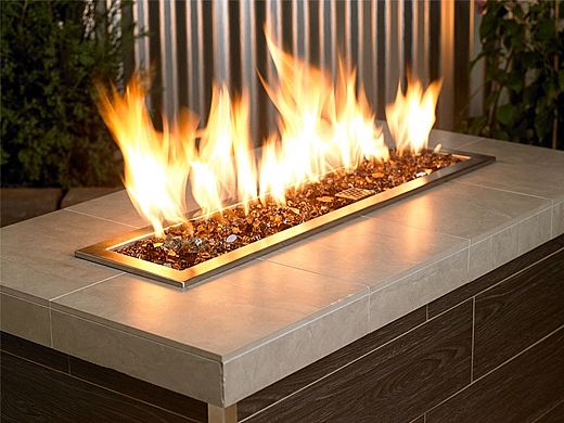 American Fireglass Half Inch Premium Collection | Copper Reflective Fire Glass | 25 Pounds | AFF-COPRF12-25