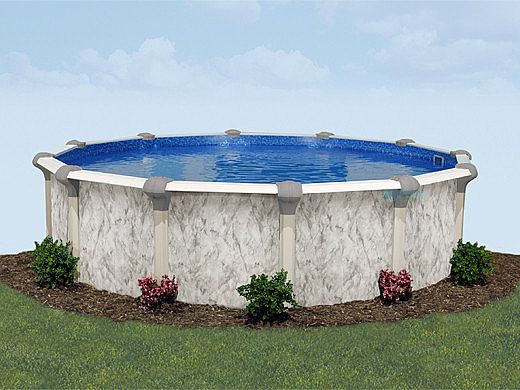 Tahoe 18' Round Above Ground Pool | Basic Package 54" Wall | 163511