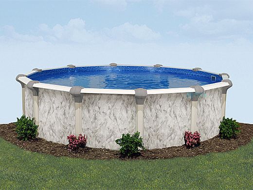 Tahoe 12' x 24' Oval Above Ground Pool | Basic Package 54" Wall | 163533