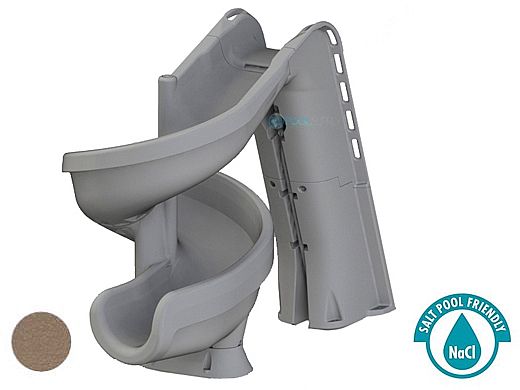 SR Smith heliX2 360 Degree Pool Slide | Solid Taupe | 640-209-58110