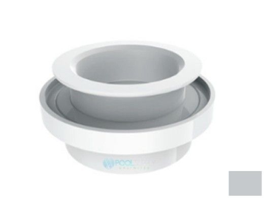 AquaStar AquaThunder Gunite Jet Niche with Water Stop | Light Gray | AT128103