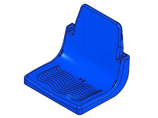 Global Lift Pool Lift Plastic Seat | GLCSEATB-1