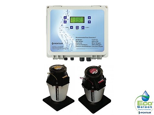 Pentair IntelliChem Controller with Acid and Chlorine Tanks with Tank Mounted Pumps | 522622