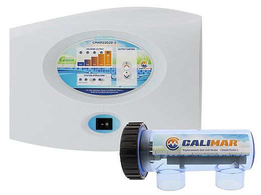 CaliMar® Platinum Series Salt Chlorine Generator for Inground Pools | Up to 20,000 Gallons | 5-Year Warranty | CMARSSG20-5Y
