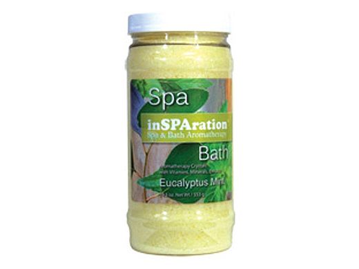 inSPAration Spa & Bath Aromatherapy Crystals | Eucalyptus Mint | 19oz Jar | 743