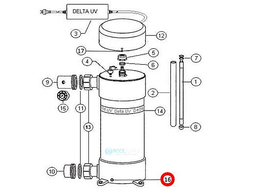 Delta Ultraviolet Drain Plug | 44-50265