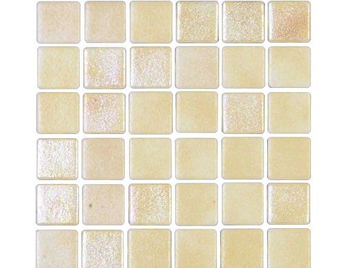 National Pool Tile Tribeca 1x1 Glass Tile | Sand Non Skid | TRI-SAND-NS