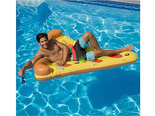 Ocean Blue Deluxe Pizza Slice Pool Lounger | 950445