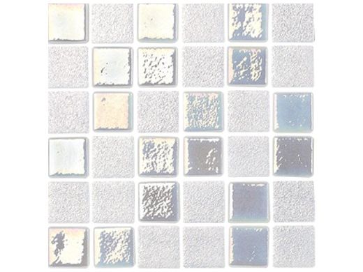 National Pool Tile Opal Glass 1x1 Tile | Pearl White | OPL-PEARL1X1