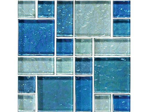 Artistry In Mosaics Galaxy Series Blue Blend Mixed Tile | Mosaic | GG8M2348B18