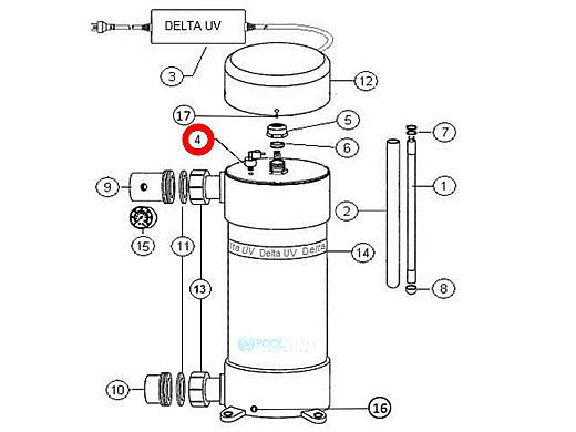 Delta Ultraviolet Delrin Plug 0.125 | 40-50019
