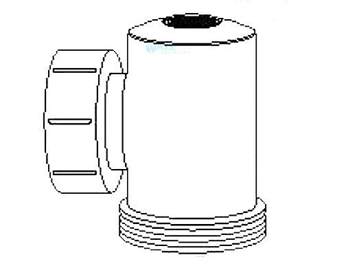 Delta Ultraviolet Tee Assy with Quartz Tube | 58-50406