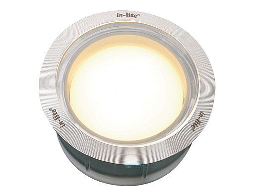 in-lite FUSION 60 LED Ground Spotlight | 12V 1W | Stainless Steel Ring | 10101702