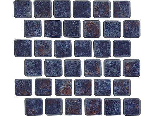 National Pool Tile Stonescapes 1x1 Series | Aztec Blue | ST-1BLUE