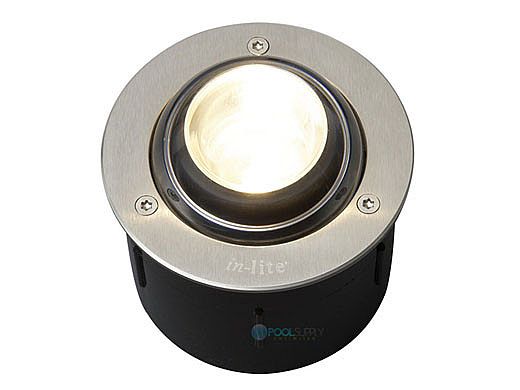 in-lite FISH EYE 100 LED Ground Light | Warm White Light | 12V 5W | Stainless Steel Ring | 1200521