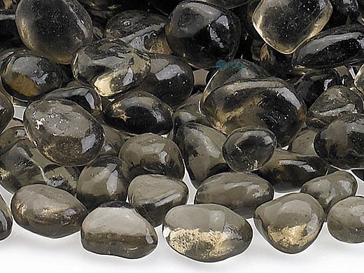 American Fireglass Eco Glass Collection | Smoke Glass Beads | 25 Pounds | ECO-SMO-25