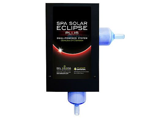 DEL AOP Spa Solar Eclipse Plus Ozone + UV Sanitation | 3,000 Gallons | 120V/240V | Mini Ozone Cord | SES-UP-T03