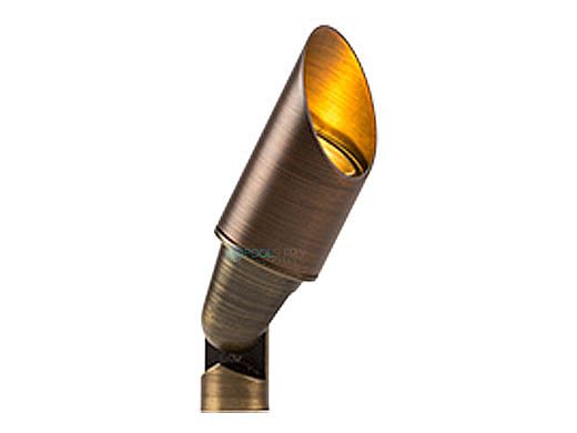 FX Luminaire FR LED Up Light | 3 LED | Long Shroud | Antique Tumbled | FR3LEDLSAT