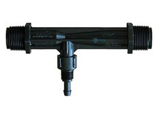 DEL #584 Injector Only without Check Valve Threaded | 3/4" MPT | Kynar Black | 7-0610