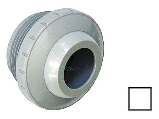 Aquastar Three Piece Directional Eyeball Fitting | 1-1/2" MPT | with .5" Orifice | White | 8401