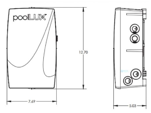SR Smith poolLUX Plus Wireless Lighting Control System with Remote | 100 Watt 120V Transformer | Includes 3 Treo Light Kit | 3TR-pLX-PL100