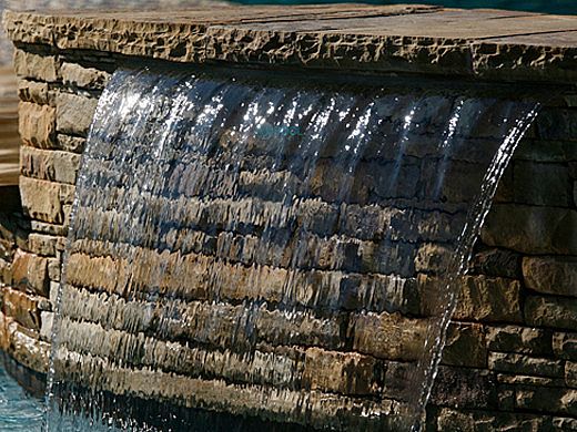 Hayward Sheer 500 Waterfall 1' x 6" Lip Clear | Bottom Feed | WFS512B6