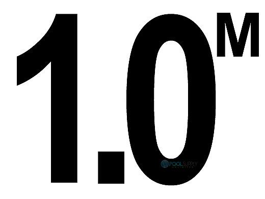 Inlays 6" Ceramic Tile Depth Marker | 1.0M Non-Skid | C622710