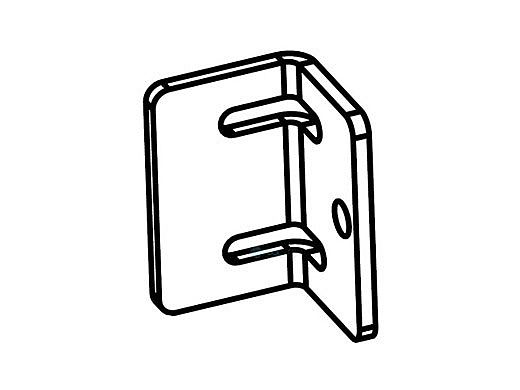 Coverstar Bracket Pulley Vert Single | M3704